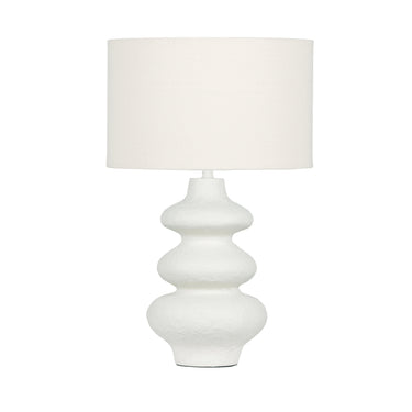 TOV Riviera Cream Textured Table Lamp, image 1