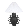 TOV Hazza Pleated Table Lamp Black