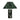 TOV Mable Marble Print Table Lamp Green