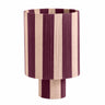 TOV Guinevere Striped Cotton Table Lamp, Pink/Purple option, image 1