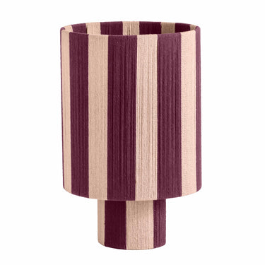 TOV Guinevere Striped Cotton Table Lamp, Pink/Purple option, image 1