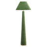 TOV Graham Velvet Floor Lamp Green