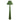 TOV Graham Velvet Floor Lamp Green