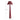 TOV Graham Velvet Floor Lamp Burgundy