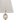 TOV Samba White Cotton Floor Lamp White