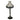 TOV Buchanan Black Aluminium Table Lamp Black, Natural