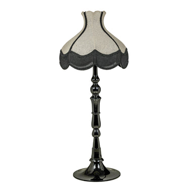 TOV Buchanan Black Aluminium Table Lamp Black, Natural