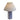 TOV Stamp Blue Pleated Table Lamp, image 3