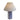 TOV Stamp Blue Pleated Table Lamp, image 3