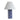 TOV Stamp Blue Pleated Table Lamp, image 1