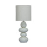 TOV Pebble Cream Papier Mache Table Lamp, image 2