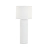 TOV Cleopatra Cream Linen Floor Lamp Cream