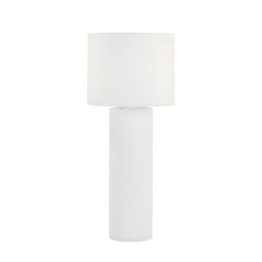 TOV Cleopatra Cream Linen Floor Lamp Cream