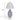 TOV Sardine White & Blue Ceramic Table Lamp, image 6
