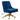 TOV Beatrix Performance Velvet Office Swivel Chair Navy