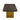 TOV Selena 90" Ash Rectangular Dining Table Chocolate, Gold