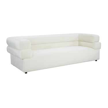 TOV Elsa 98" Performance Fabric Sofa, Cream option, image 1