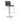 TOV Amalfi Performance Vegan Leather Adjustable Stool Grey