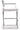 TOV Director Performance Vegan Leather Stool with Silver Base, White / Bar Height option, image 4