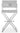 TOV Director Performance Vegan Leather Stool with Silver Base, White / Bar Height option, image 5