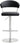 TOV Cosmo Performance Vegan Leather Adjustable Stool, Black option, image 3