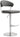 TOV Cosmo Performance Vegan Leather Adjustable Stool, Grey option, image 1