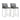 TOV Denmark Performance Vegan Leather Stool with Silver Base - Set of 2, Grey / Counter Height option, image 1