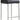 TOV Denmark Performance Vegan Leather Stool with Silver Base - Set of 2, Black / Bar Height option, image 3