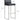 TOV Denmark Performance Vegan Leather Stool with Silver Base - Set of 2, Black / Bar Height option, image 9