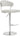 TOV Cosmo Performance Vegan Leather Adjustable Stool, Light Grey option, image 1