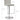 TOV Amalfi Performance Vegan Leather Adjustable Stool, Light Grey option, image 9