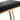 TOV Ferrara Black Performance Vegan Leather and Gold Steel Barstool - Set of 2, image 7