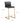 TOV Parma Performance Vegan Leather and Gold Stainless Steel Counter Stool - Set of 2, Black option, image 9