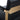 TOV Director Performance Vegan Leather Stool with Gold Base, Black / Counter Height option, image 7