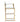 TOV Director Performance Vegan Leather Stool with Gold Base, White / Bar Height option, image 4