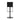 TOV Amalfi Black Performance Vegan Leather on Black Stool