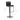 TOV Amalfi Black Performance Vegan Leather on Black Stool
