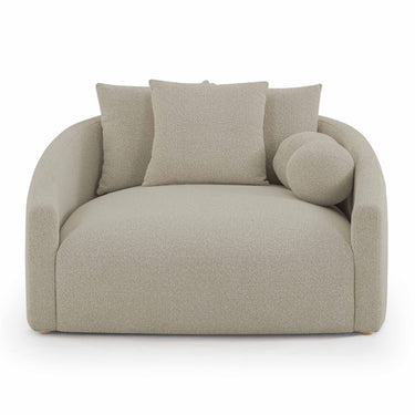 TOV Hanim 54" Performance Boucle Daybed Warm Grey