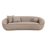 TOV Jenny 98.5" Taupe Performance Faux Mohair Sofa, image 1