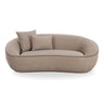 TOV Jenny 78" Taupe Performance Faux Mohair Loveseat, image 1