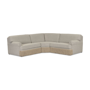 TOV Yvette 3-Piece Warm Grey Performance Boucle L-Sectional, image 1