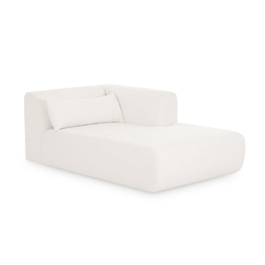 TOV Tarra Cream Performance Chenille Modular Chaise, RAF option, image 1