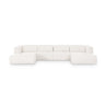 TOV Tarra 4-Piece Cream Performance Chenille Modular U-Sectional, image 1