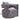 TOV Kennedy Grey Textured Velvet Swivel Chair