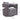 TOV Kennedy Grey Textured Velvet Swivel Chair