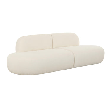 TOV Broohah 94" Performance Fabric Sofa, Cream option, image 1