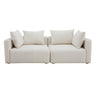 TOV Hangover 81" Modular Loveseat, Cream option, image 1