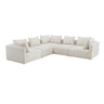 TOV Hangover 5-Piece Cream Performance Boucle Modular L-Sectional, image 1