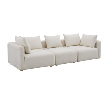 TOV Hangover 112.5" Cream Performance Boucle Sofa, image 1