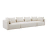TOV Hangover 145" Cream Performance Boucle Long Sofa, image 1